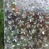 Buzlu Statik Yapışkansız Mini Çiçek Desenli Cam Folyo Ev Ofis Balkon Duşakabin Filmi