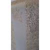 Dantel Görünümlü Pvc Muşamba Mutfak Masa Örtüsü Motifli Krem 120x150 cm Gold
