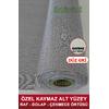 Düz Gri Kaymaz Dolap İçi Raf ve Çekmece Örtüsü
