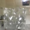 Ev Ofis Duşa kabin İçin Statik Cam Filmi - Buzlu Cam Folyo Kırık Cam 3D