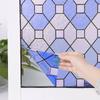 Ev Ofis Duşakabin Balkon Camı İçin Vitray Renkli Statik Cam Folyosu Filmi