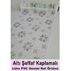 Lüks Pvc Dantel Deliksiz Raf Çekmece Dolap Örtüsü Beyaz Motifli LD80