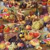 Meyve Desenli Pvc Muşamba Mutfak Masa Örtüsü