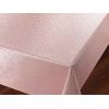 Pembe Kabartmalı Astarlı Pvc Muşamba Masa Örtüsü