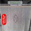 Dantel Görünümlü Pvc Muşamba Mutfak Masa Örtüsü Motifli Krem 140x180 cm