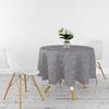 Gri Tek Renk Desensiz Pvc Muşamba Masa Örtüsü