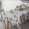 Lavanta Desenli Pvc Muşamba Mutfak Masa Örtüsü