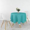 Turkuaz Mavi Tek Renk Desensiz Pvc Muşamba Masa Örtüsü