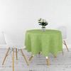 Yeşil Tek Renk Desensiz Pvc Muşamba Masa Örtüsü