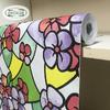 Renkli Cam Vitray Yapışkanlı Folyo 45cm Genişlik V40