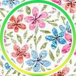 Çiçek Desen Masa Örtüsü